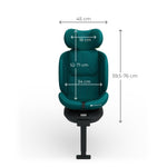 KINDERKRAFT AUTO SEDISTE I-360 2 PLUS i size 40-150cm GREEN
