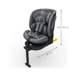 KINDERKRAFT AUTO SEDISTE I-360 2 PLUS i size 40-150cm GREY