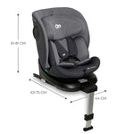 KINDERKRAFT AUTO SEDISTE I-360 i size 40-150cm GRAY