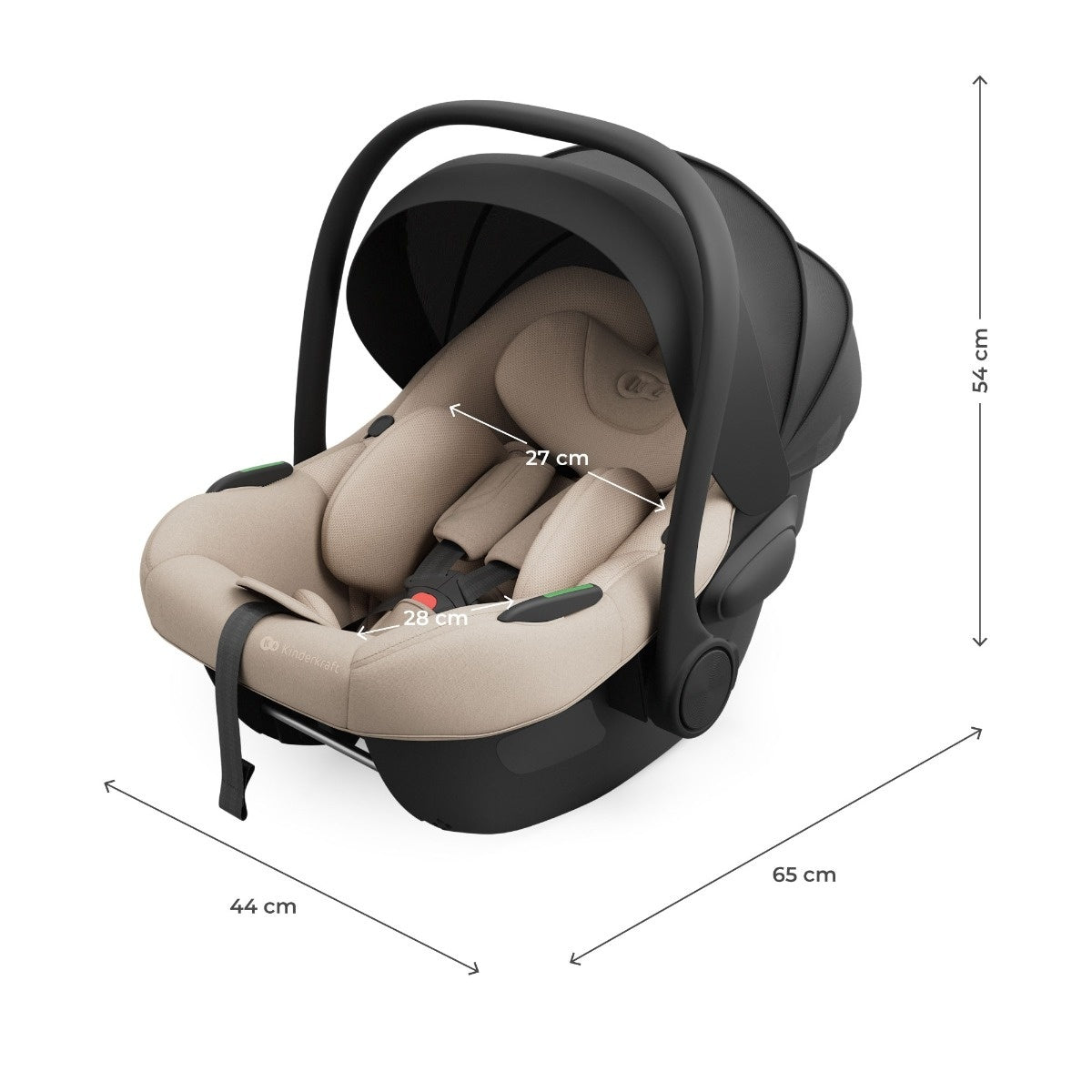 KINDERKRAFT AUTO SEDIŠTE I-LITE 40-86CM BEIGE