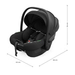 KINDERKRAFT AUTO SEDIŠTE I-LITE 40-86CM GRAPHITE BLACK