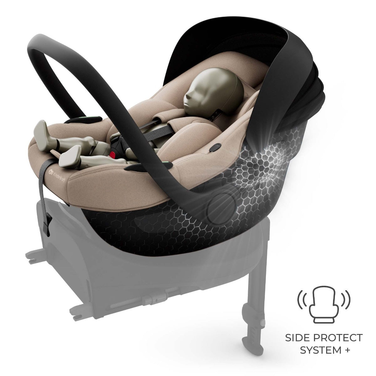 KINDERKRAFT AUTO SEDIŠTE I-LITE SA BAZOM ENDURA SAFE FX BEIGE