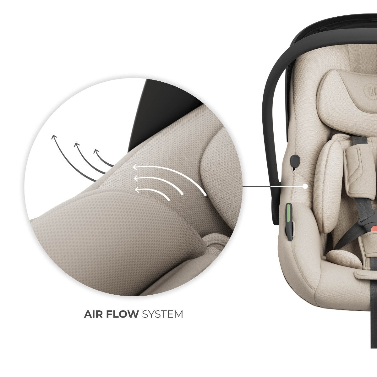 KINDERKRAFT AUTO SEDIŠTE I-LITE SA BAZOM ENDURA SAFE FX BEIGE