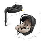 KINDERKRAFT AUTO SEDIŠTE I-LITE SA BAZOM ENDURA SAFE FX BEIGE