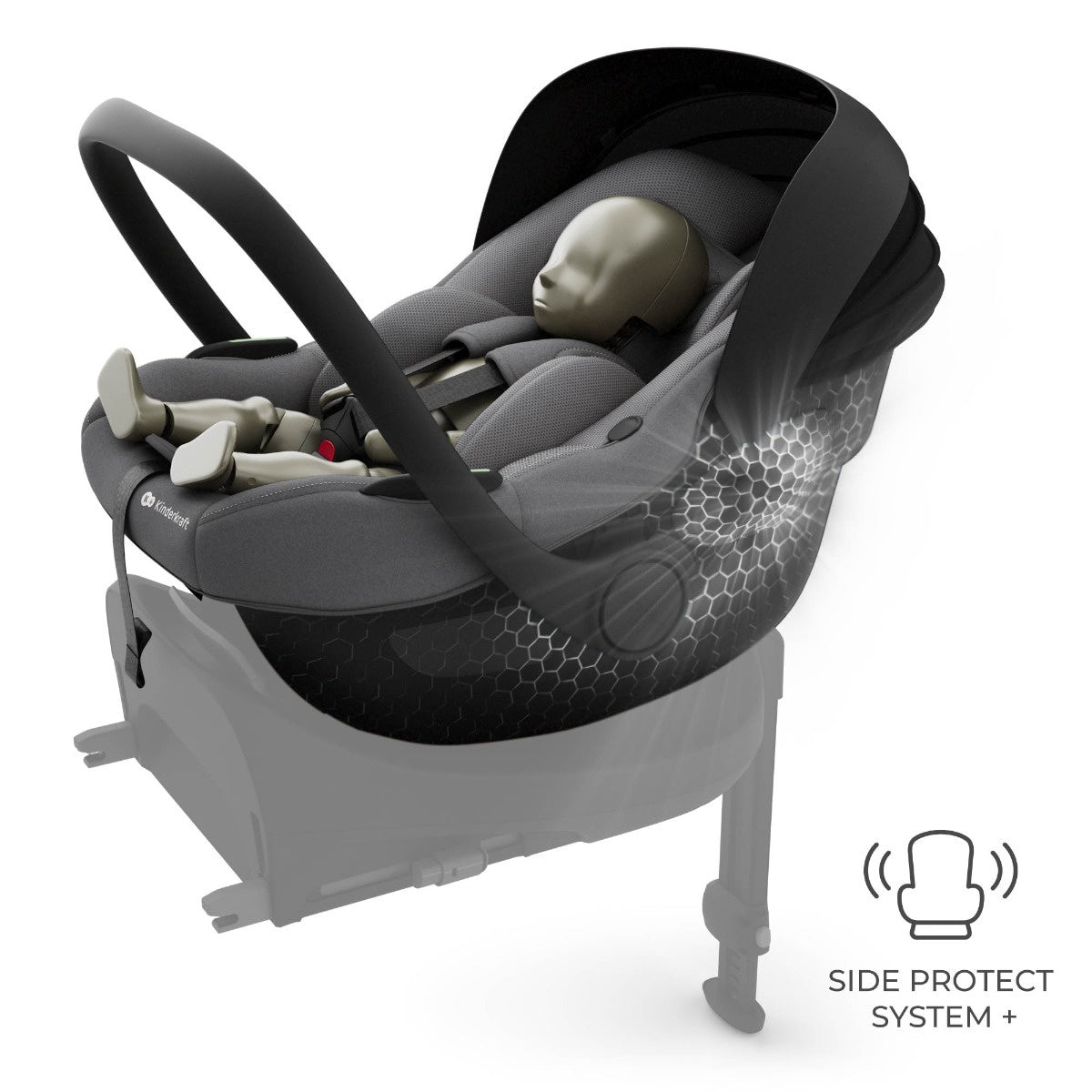 KINDERKRAFT AUTO SEDIŠTE I-LITE SA BAZOM ENDURA SAFE FX GREY