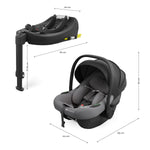 KINDERKRAFT AUTO SEDIŠTE I-LITE SA BAZOM ENDURA SAFE FX GREY