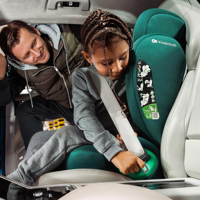 KINDERKRAFT AUTO SEDIŠTE JUNIOR FIX 2 PLUS I-Size 100-150cm GREEN