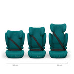 KINDERKRAFT AUTO SEDIŠTE JUNIOR FIX 2 PLUS I-Size 100-150cm GREEN