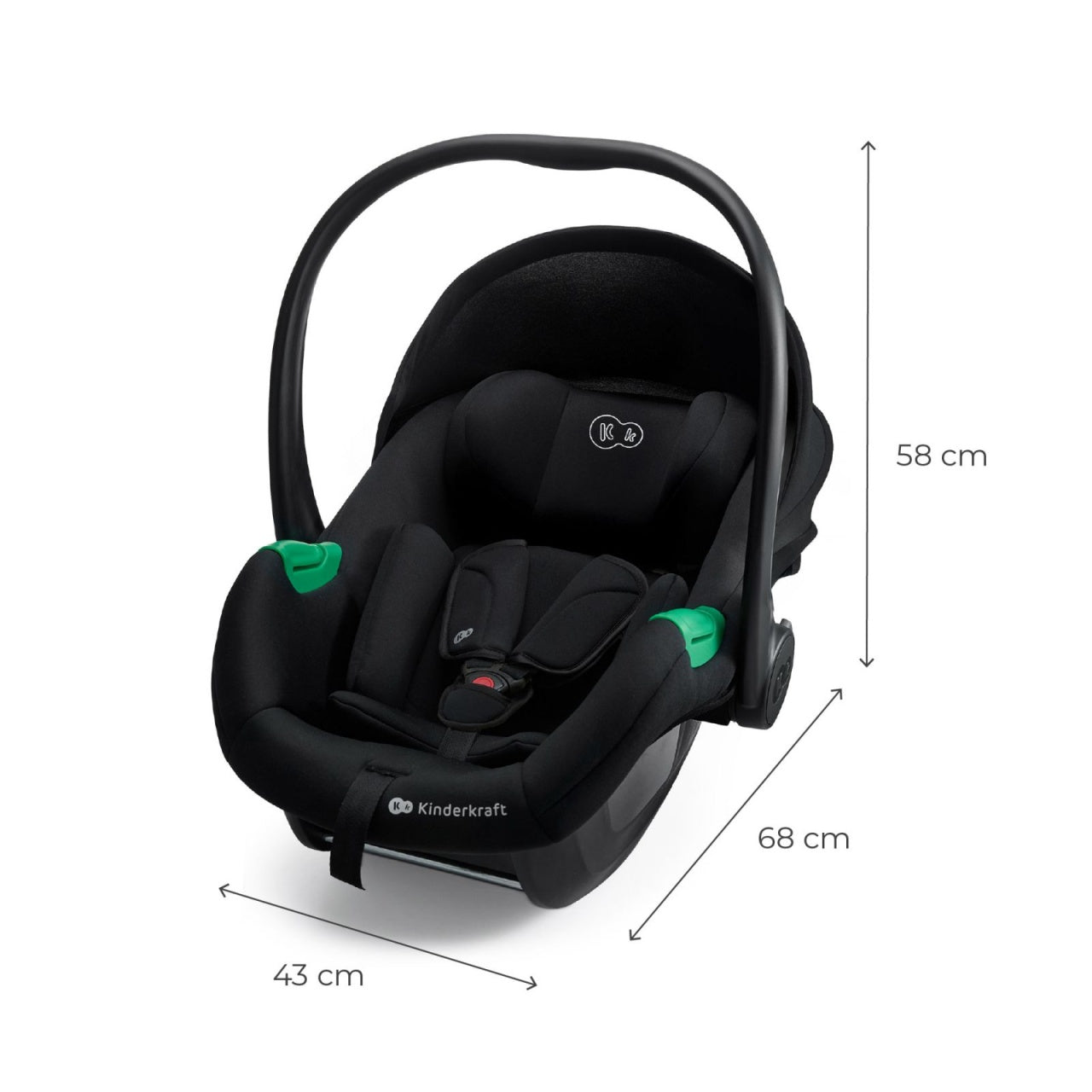 KINDERKRAFT AUTO SEDIŠTE MINK PRO 2 I-size BLACK