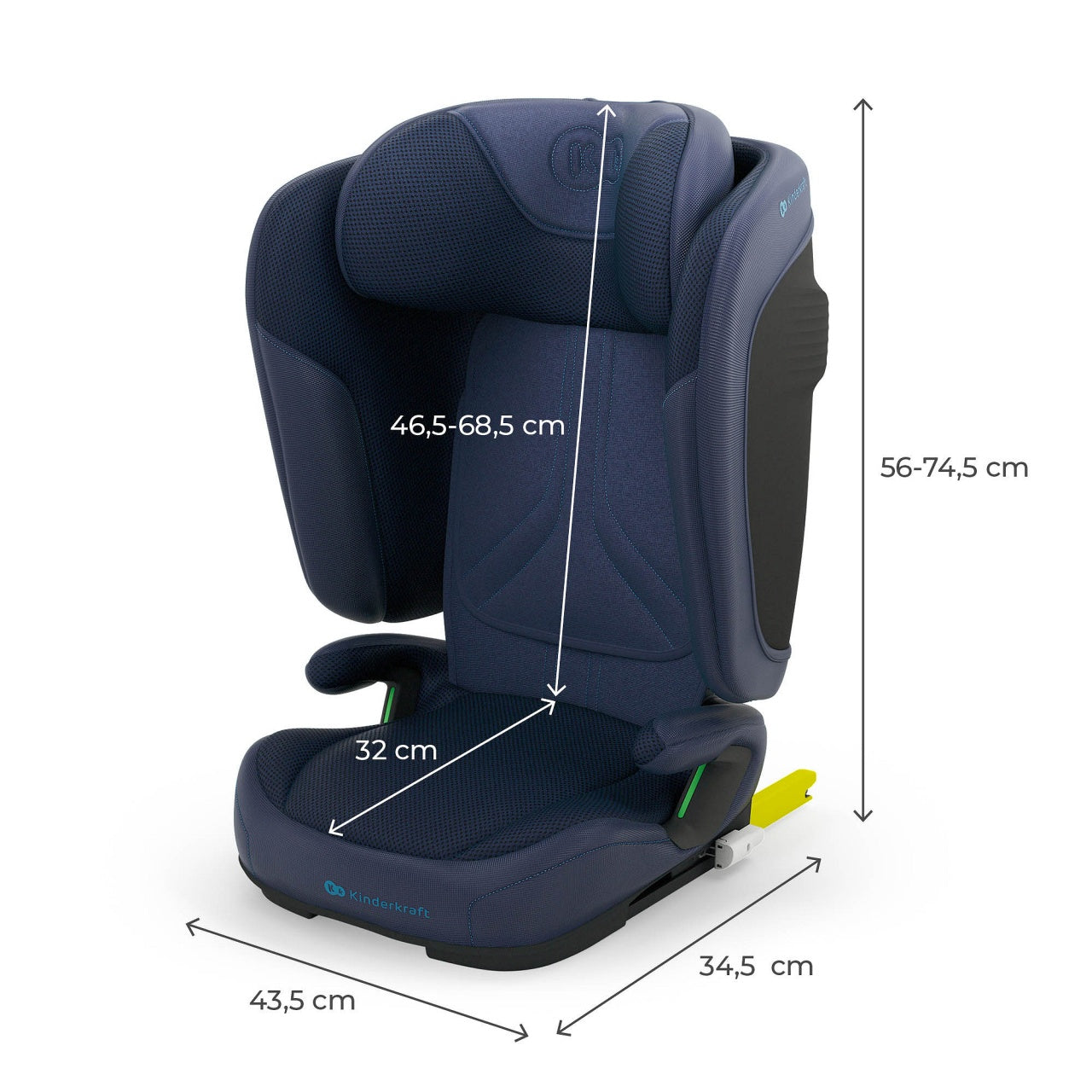Kinderkraft auto sediste UNITY 2 I-Size NAVY
