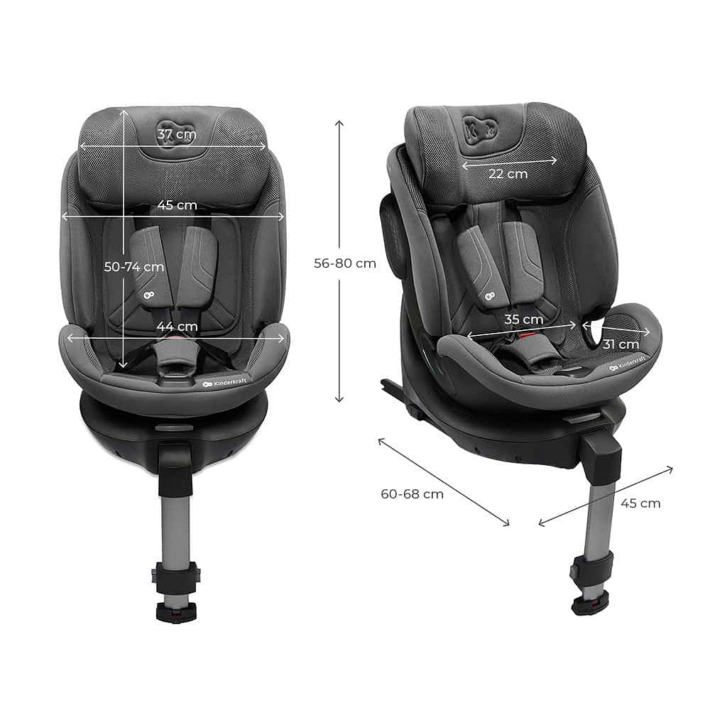 Kinderkraft auto sediste XRIDER 2 i-Size GREY