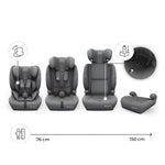 KINDERKRAFT AUTOSEDIŠTE COMFORT UP 2 PLUS I-SIZE GREY