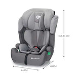 KINDERKRAFT AUTOSEDIŠTE COMFORT UP I-SIZE 76-150CM GREY