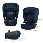 KINDERKRAFT AUTOSEDISTE FIX2GO I-SIZE 76-150CM NAVY