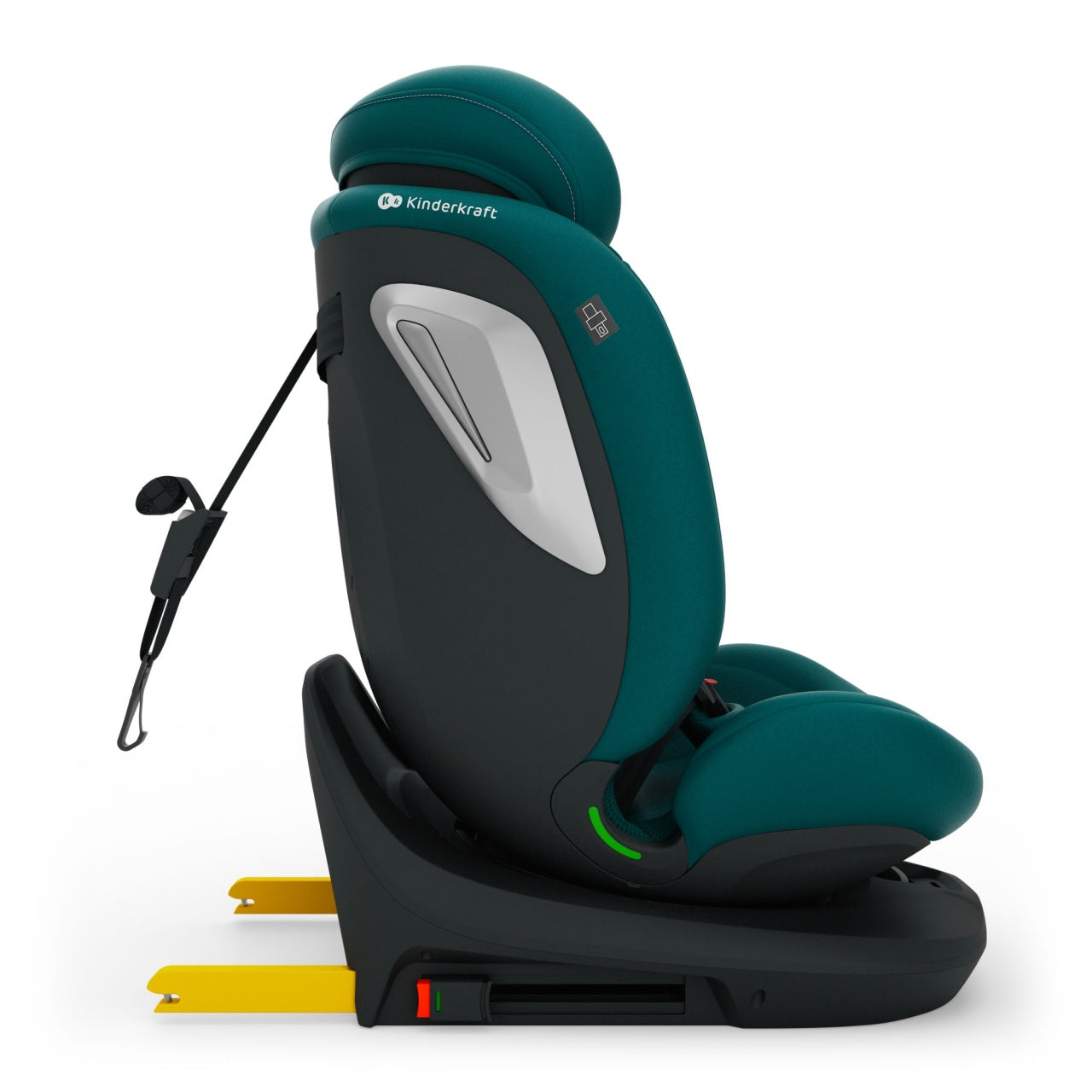 KINDERKRAFT AUTOSEDISTE I-GROW 2 PLUS I-SIZE 40-150 CM GREEN