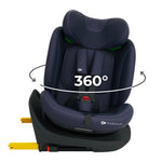KINDERKRAFT AUTOSEDISTE I-GROW 2 PLUS I-SIZE 40-150 CM NAVY