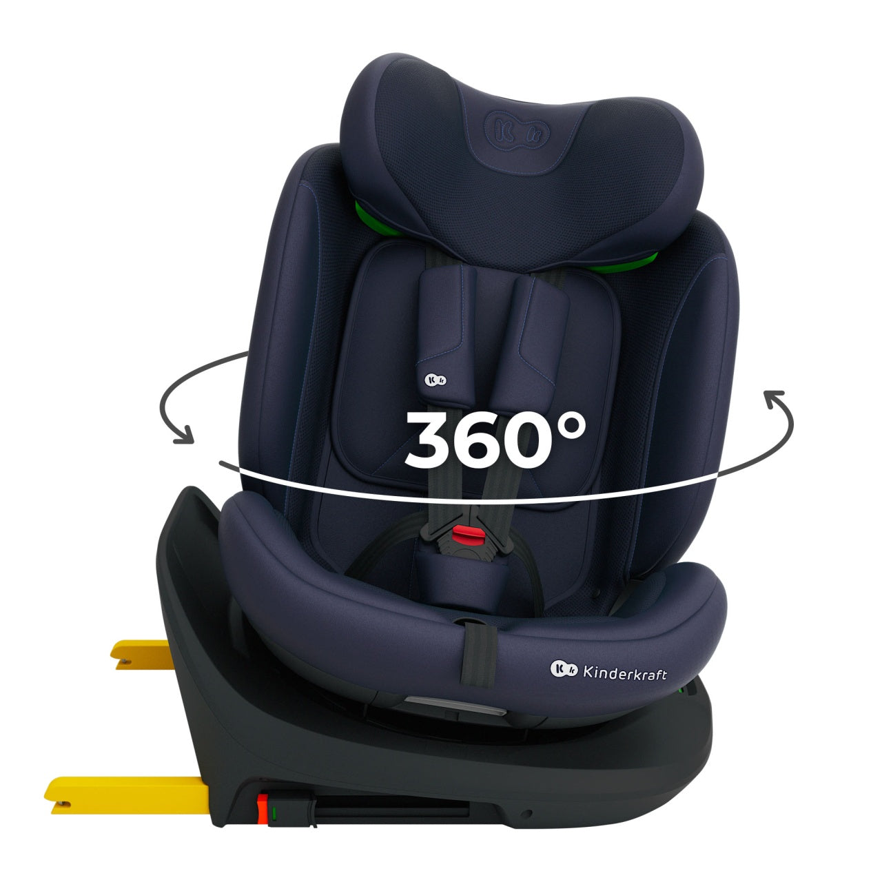 KINDERKRAFT AUTOSEDISTE I-GROW 2 PLUS I-SIZE 40-150 CM NAVY