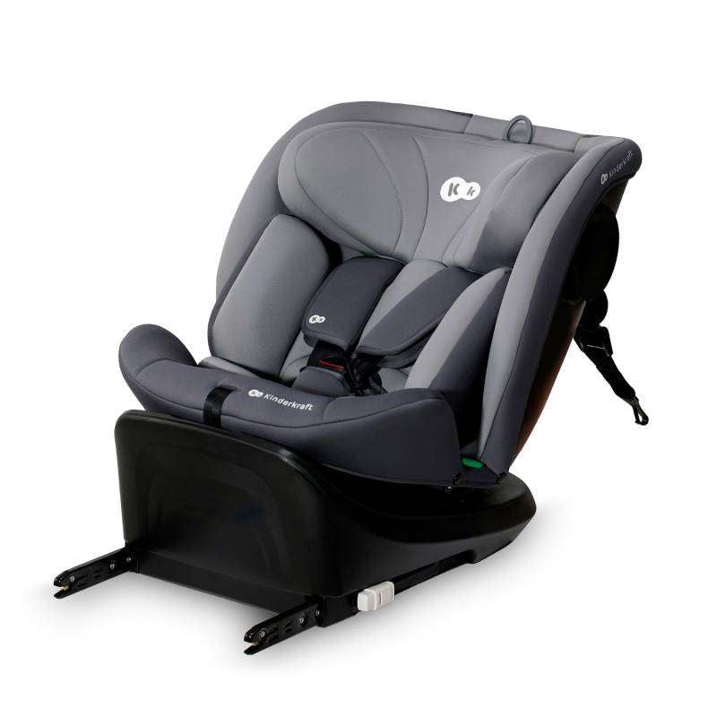 KINDERKRAFT AUTOSEDISTE I-GROW I-SIZE 40-150 CM GREY