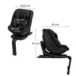 KINDERKRAFT AUTOSEDISTE I-GUARD AIR FLOW BLACK