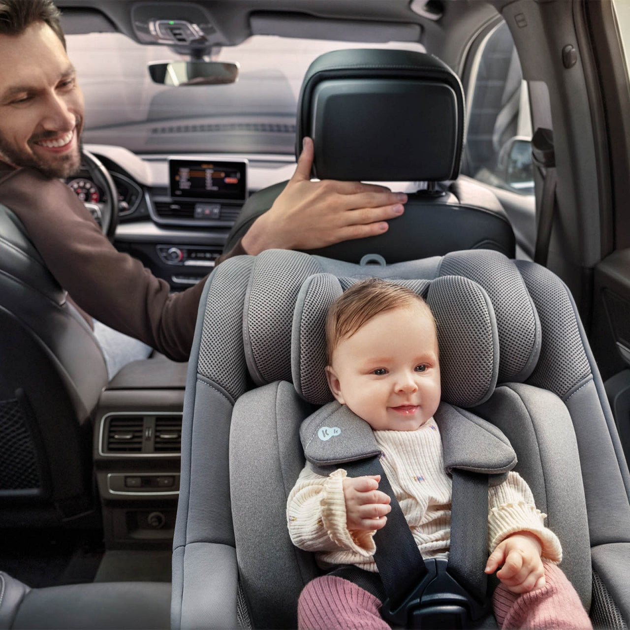 KINDERKRAFT AUTOSEDISTE I-GUARD AIR FLOW GREY