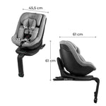 KINDERKRAFT AUTOSEDISTE I-GUARD AIR FLOW GREY