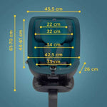 KINDERKRAFT AUTOSEDISTE I - GUARD PRO 61-105CM CHERRY