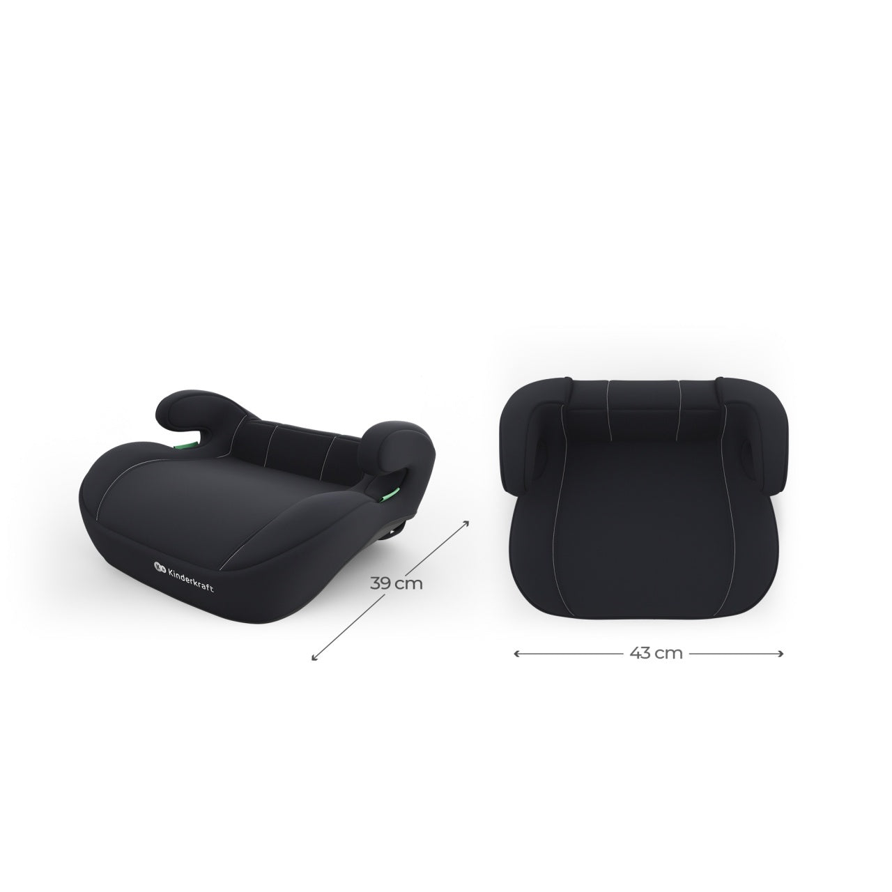 KINDERKRAFT AUTOSEDISTE I-SPARK 2 PLUS I SIZE BLACK