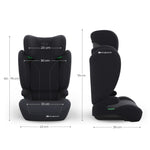 KINDERKRAFT AUTOSEDISTE I-SPARK 2 PLUS I SIZE BLACK