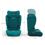 KINDERKRAFT AUTOSEDISTE I-SPARK 2 PLUS I SIZE GREEN