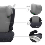 KINDERKRAFT AUTOSEDISTE I-SPARK 2 PLUS I SIZE GREY