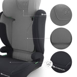 KINDERKRAFT AUTOSEDISTE I-SPARK 2 PLUS I SIZE GREY