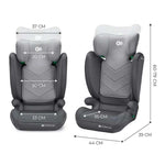 KINDERKRAFT AUTOSEDISTE I-SPARK I SIZE GREY