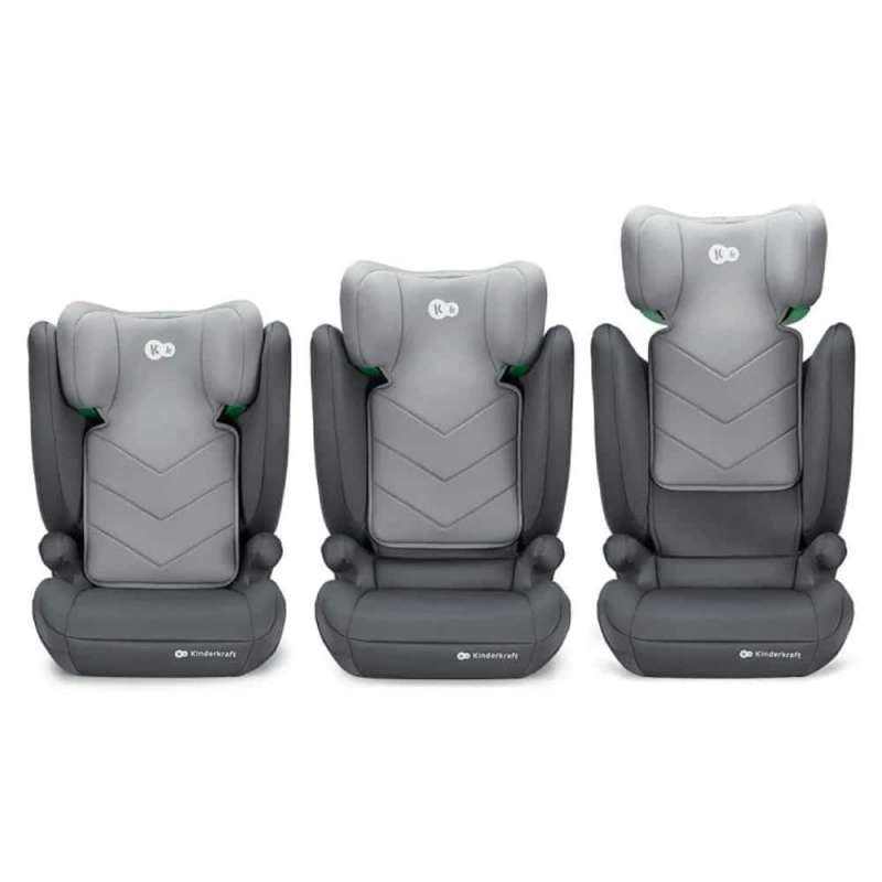 KINDERKRAFT AUTOSEDISTE I-SPARK I SIZE GREY