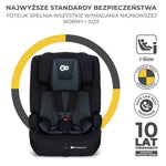KINDERKRAFT AUTOSEDISTE SAFETY FIX2 I-SIZE 76-150CM BLACK