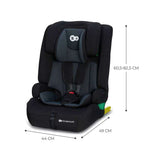 KINDERKRAFT AUTOSEDISTE SAFETY FIX2 I-SIZE 76-150CM BLACK