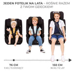 KINDERKRAFT AUTOSEDISTE SAFETY FIX2 I-SIZE 76-150CM GREY