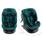 KINDERKRAFT AUTOSEDISTE XPEDITION3 I-SIZE 40-150CM GREEN