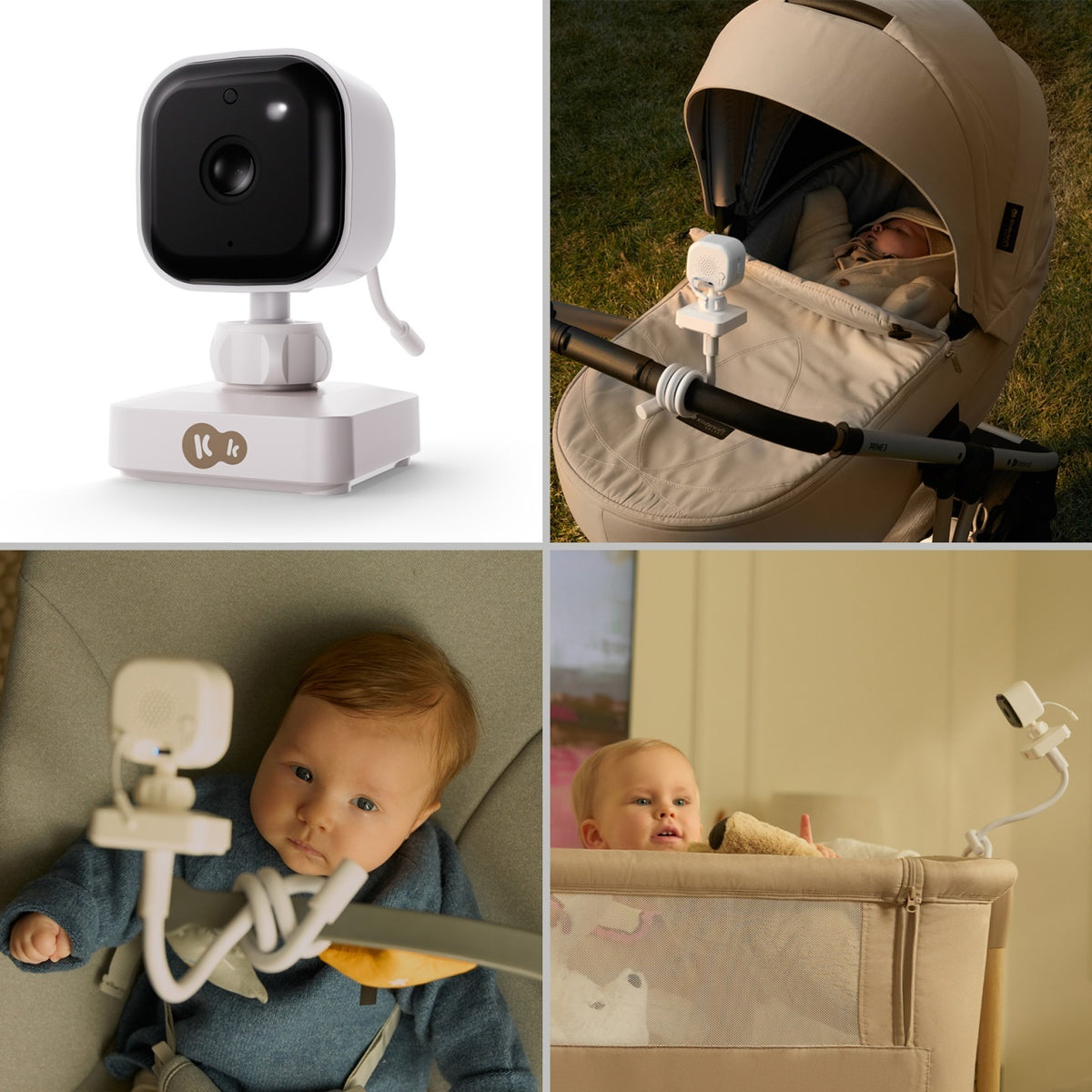 KINDERKRAFT BABY KAMERA NIGHTEYE TRAVEL WHITE