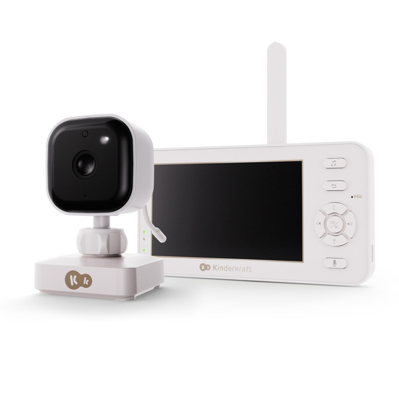 KINDERKRAFT BABY MONITOR NITEEYE TRAVEL WHITE