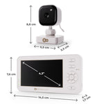 KINDERKRAFT BABY MONITOR NITEEYE TRAVEL WHITE