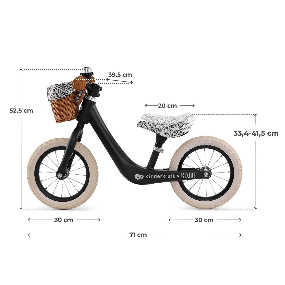 KINDERKRAFT BICIKL GURALICA RAPID 2 BIZUU BLACK