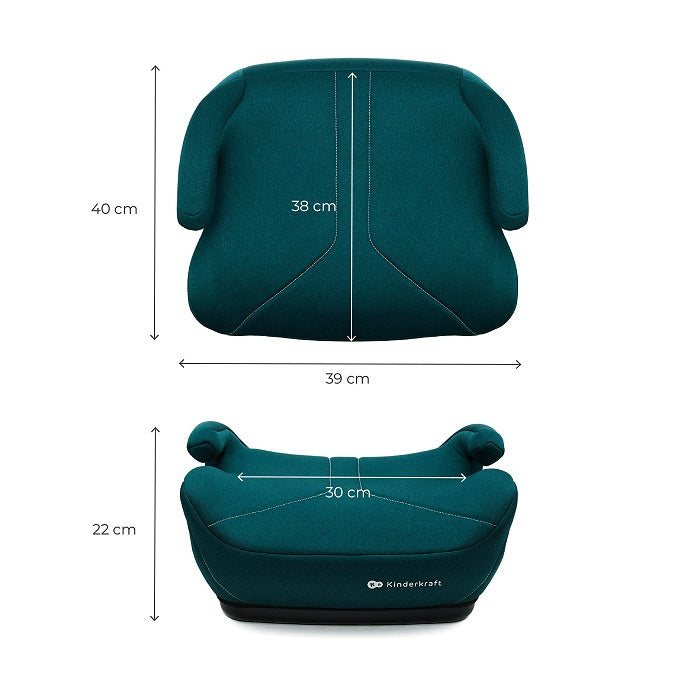 KINDERKRAFT BUSTER I-BOOST2 125-150CM GREEN
