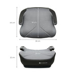 KINDERKRAFT BUSTER I-BOOST2 125-150CM GREY