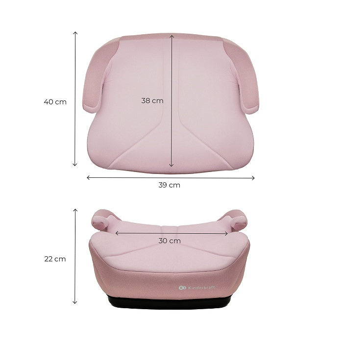 KINDERKRAFT BUSTER I-BOOST2 125-150CM PINK