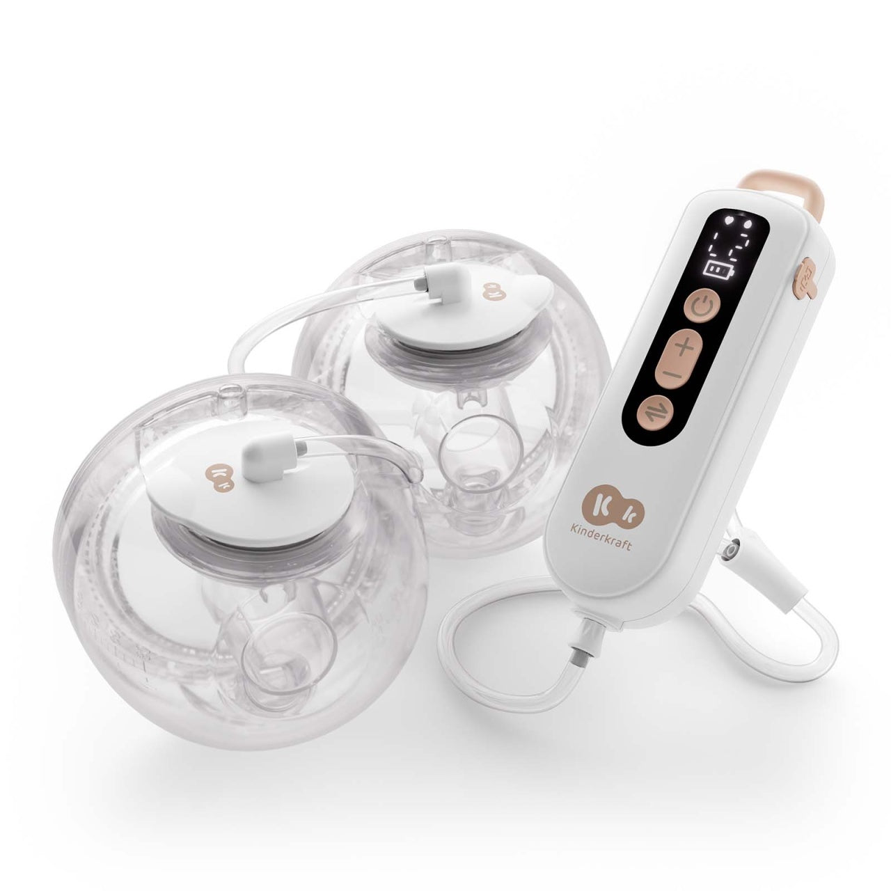 KINDERKRAFT DUPLA ELEKTRIČNA PUMPICA ZA GRUDI GENTLEFLOW GOLDEN