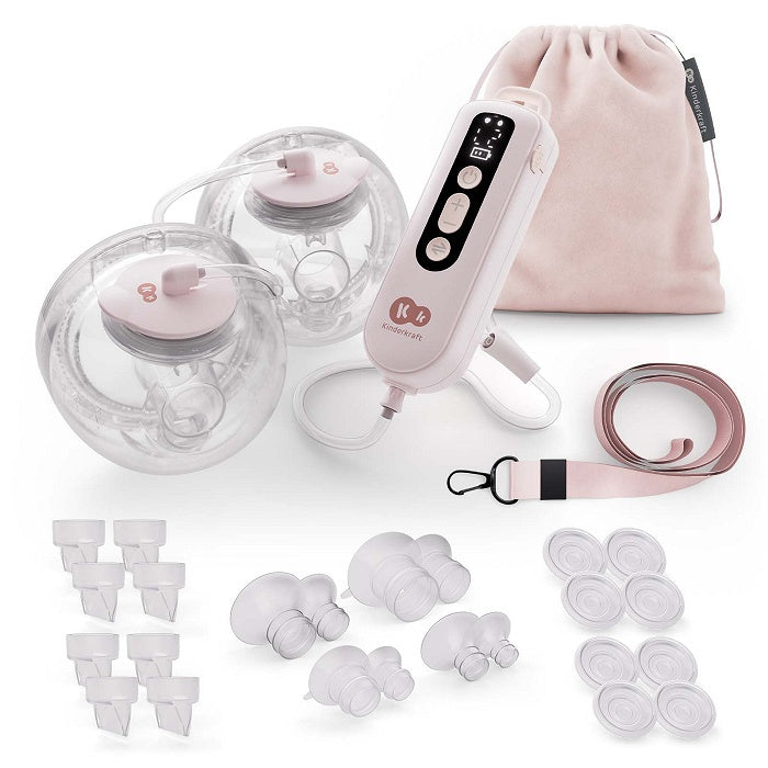 KINDERKRAFT DUPLA ELEKTRIČNA PUMPICA ZA GRUDI GENTLEFLOW PINK