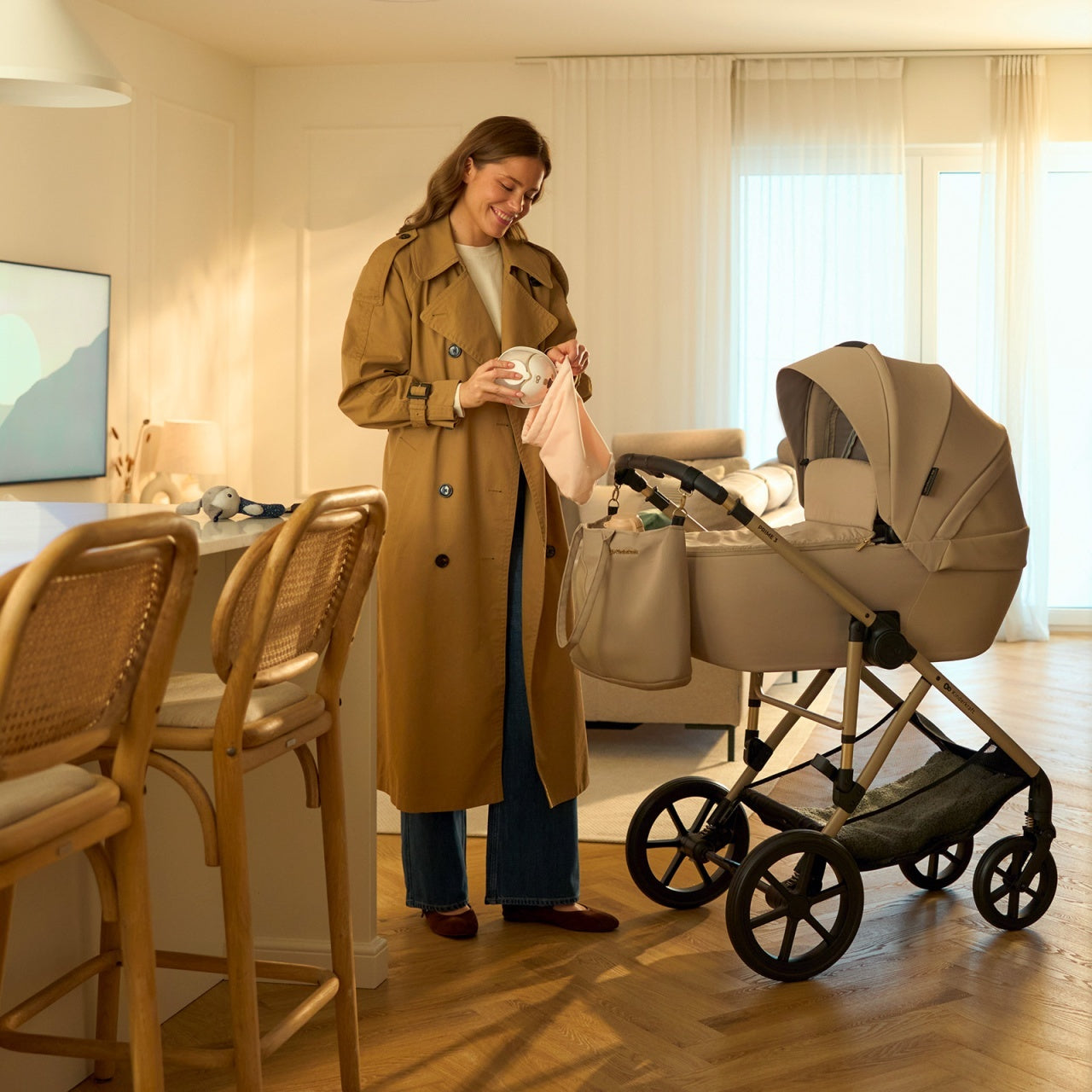 KINDERKRAFT ELEKTRIČNA PUMPICA ZA GRUDI MAMAFLOW PINK