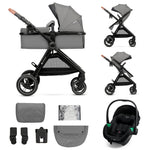 KINDERKRAFT ESME PRO KOLICA ZA BEBE 3U1 GRAY