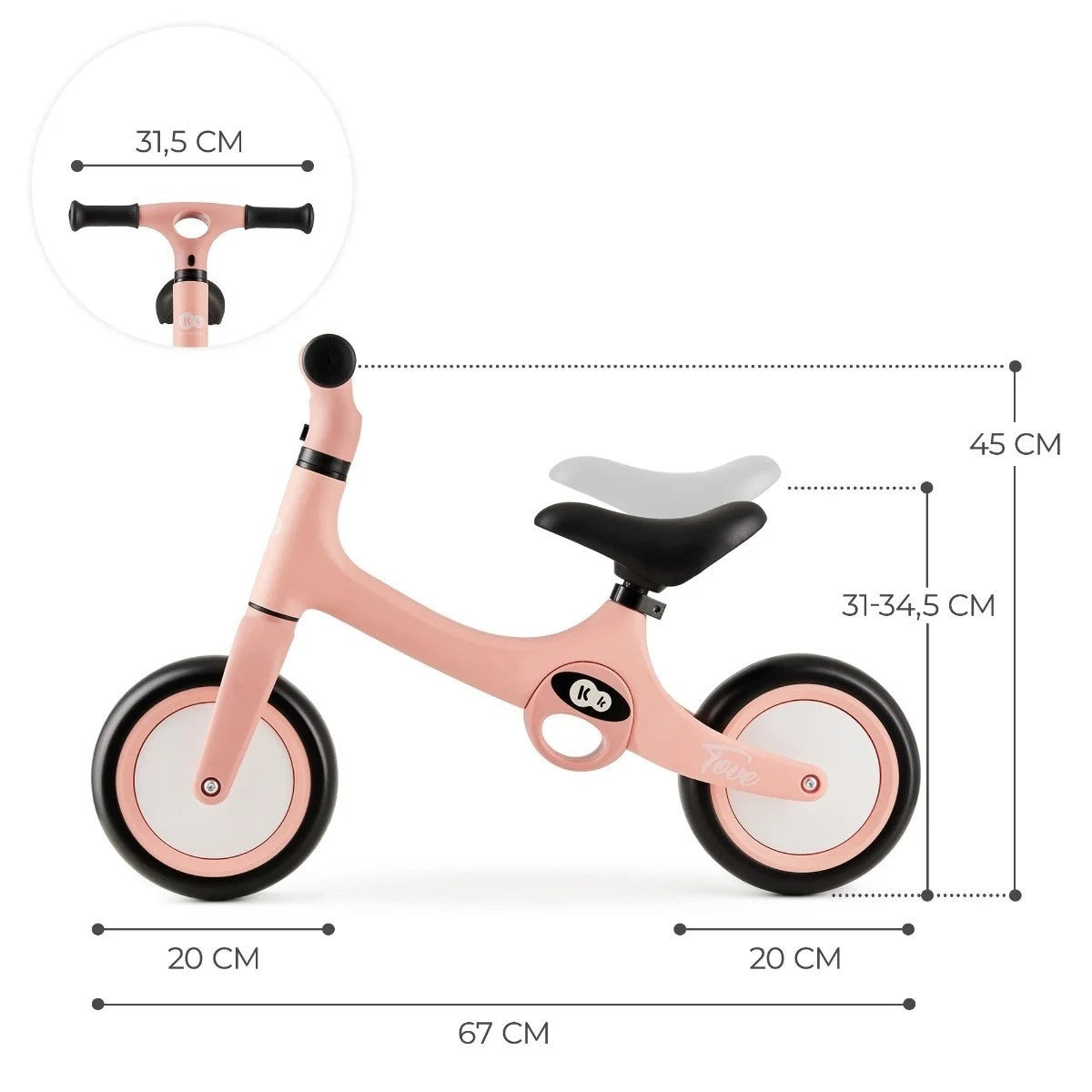 KINDERKRAFT GURALICA TOVE DESERT PINK