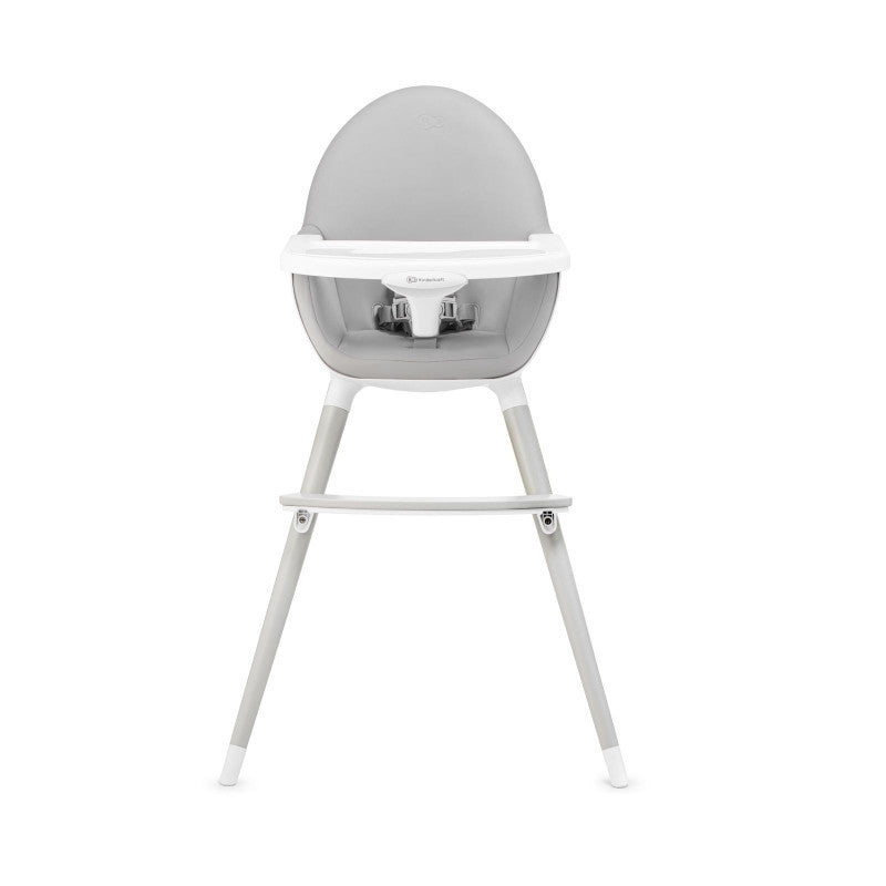 KINDERKRAFT HIGH STOLICA ZA HRANJENJE 2U1 FINI FULL GREY